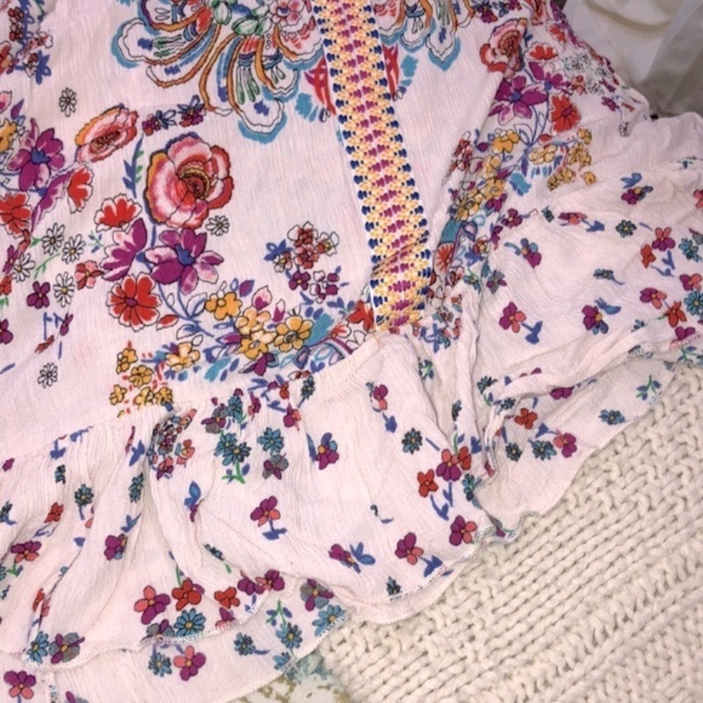BILA floral boho top size XLarge - Picture 6 of 8